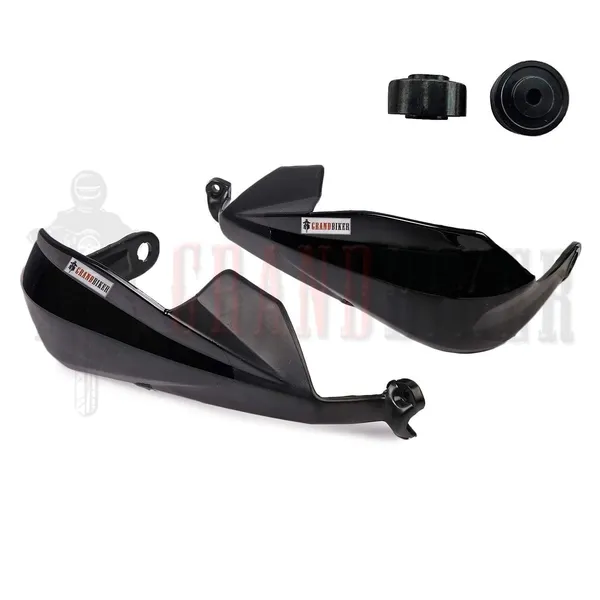 Grandbiker_Hand_Palm_Protector_Wind_Deflector_Lever_Protector/Unbreakable_Scratchproof_Handguard_for_V-Strom_250_(Black)