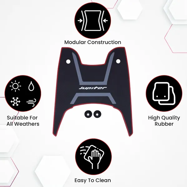 Grandbiker_Anti_Skid_Scooter_Rubber_Foot_Mat/Floor_Mat_for_Jupiter_125_(Black)_(2)