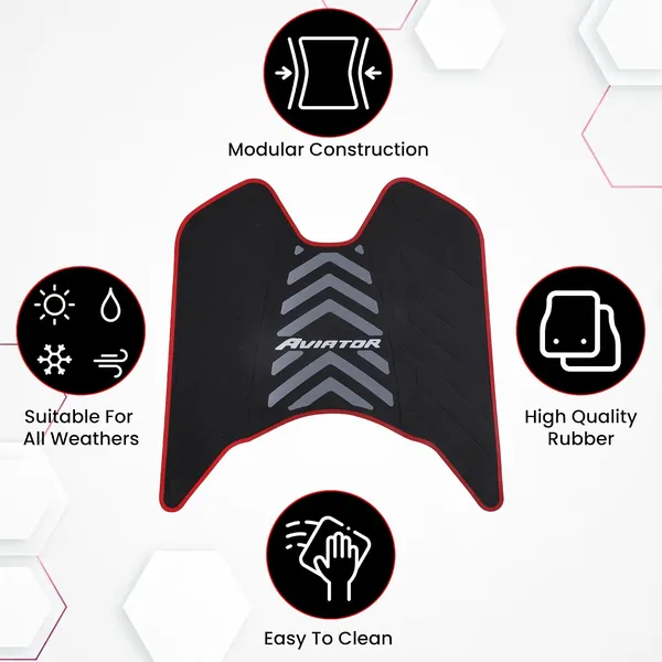 Grandbiker_Anti_Skid_Two_Wheeler_Scooter_Foot_Mat/Floor_Mat_Compatible_with_Aviator_(Black,_Grey_&_Red)_(2)