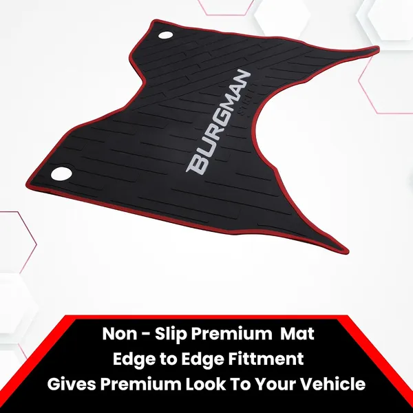 Grandbiker_Washable_Soft_Rubberized_Foot_Mat/Floor_Mat_Compatible_for_Burgman_Street_BS6_(Black_&_Red)_(2)