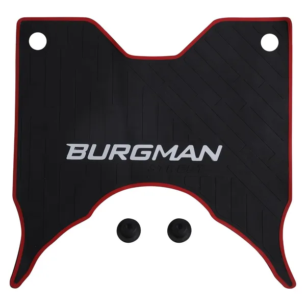 Grandbiker_Washable_Soft_Rubberized_Foot_Mat/Floor_Mat_Compatible_for_Burgman_Street_BS6_(Black_&_Red)_(2)