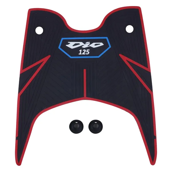 Grandbiker_Rubber_Foot_Mat_Compatible_with_Dio_125_BS6_(Black)_(2)