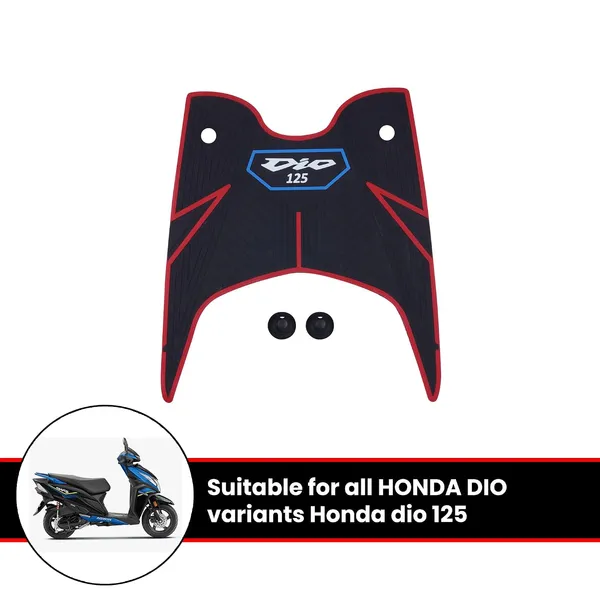 Grandbiker_Rubber_Foot_Mat_Compatible_with_Dio_125_BS6_(Black)_(1)