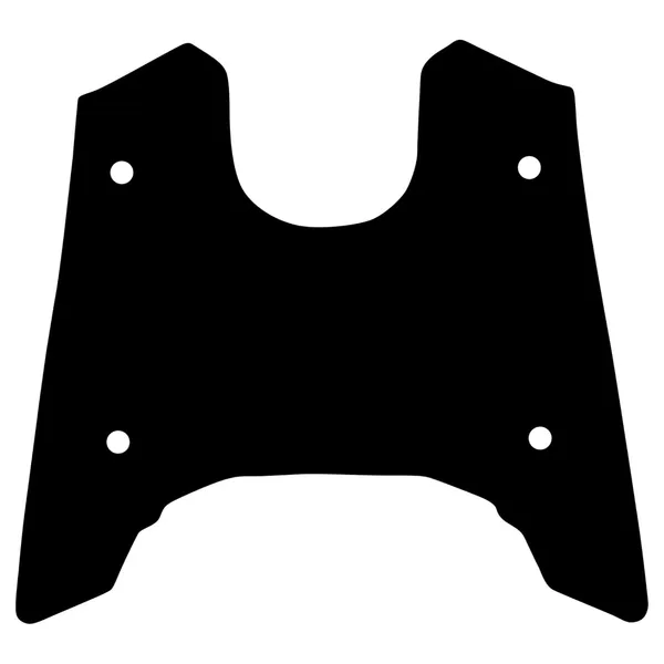 Grandbiker_Anti_Skid_Scooter_Rubber_Foot_Mat/Floor_Mat_for_Jupiter_110_(Black)_(2)
