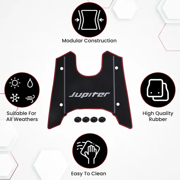 Grandbiker_Anti_Skid_Scooter_Rubber_Foot_Mat/Floor_Mat_for_Jupiter_110_(Black)_(2)