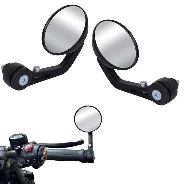 Grandbiker_Motorcycle_Handlebar_Side_View_Edge_Mirrors_-_Sleek_Design,_Easy_Installation,_Waterproof_|_1_Pair_for_Universal_Fit_for_Duke,_RC,_Dominar,_Pulsar_(Round_shape)