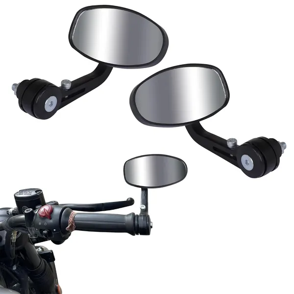 Grandbiker_Handle_Grip_End_Battle_Side_Mirror/Handle_Bar_Edge_Batel_Mirror_For_RE/Duke/Dominar,Pulsar_150,180,200NS_/_Ntorq_Scooty/Bike_(Round_shape)