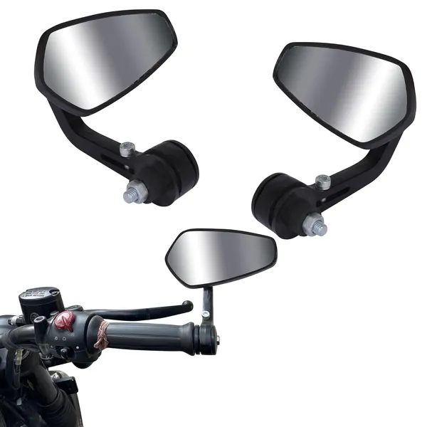 Grandbiker_Handle_Grip_End_rear_Mirror_for_RE_Classic_Standard_Thunderbird_Electra_350_500_Continental_GT_Interceptor_650_(Star_shape)