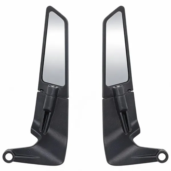 Grandbiker_New_Universal_Motorcycle_Rear_View_Mirror_Adjustable,_Rotating,_For_All_Bikes,_Handlebar_Nut_Fitting_Only_8mm,_10mm_Fitting_Convex,_Rear_View_Mirror_York_Nut_Handlebar_Mirror_(4)_-_Pack_of_2