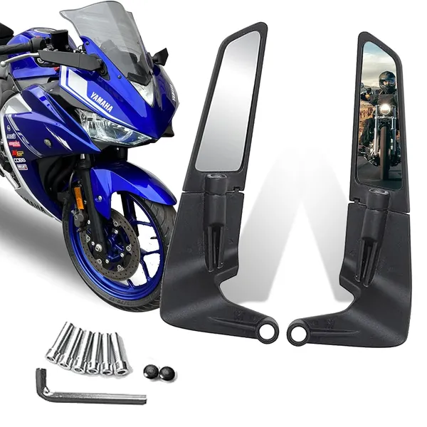 Grandbiker®_New_Universal_Motorcycle_Rear_View_Mirror_Adjustable,_Rotating,_For_All_Bikes,_Handlebar_Nut_Fitting_Only_8mm,_10mm_Fitting_Convex,_Rear_View_Mirror_York_Nut_Handlebar_Mirror_(02)