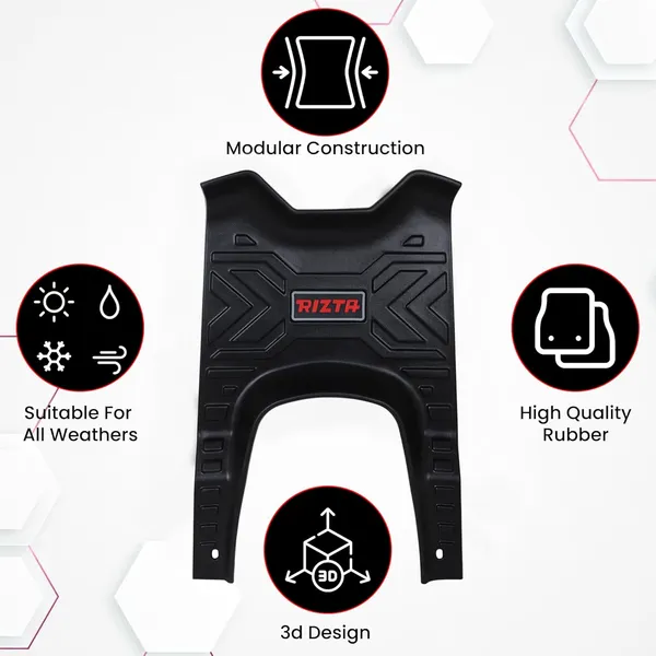 Grandbiker_3D_Footmat_Compatible_for_Scooter/Scooty_Rizta_Waterproof_|_Durable_|_Anti-Slip_|_Easy_to_Clean_Protects_Floor_(Black)_(2)