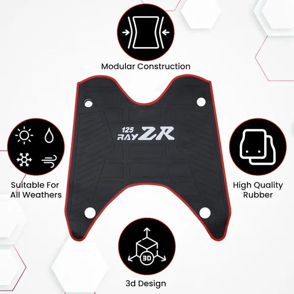 Grandbiker_Anti_Skid_Scooter_Rubber_Foot_Mat/Floor_Mat_for_Ray_ZR_BS6_(2)