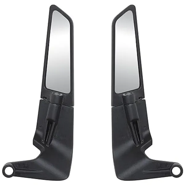Grandbiker®_New_Bike_Mirror_Adjustable_Rotating_Rear_View_Stealth_Fin_Wings_Side_Mirrors_for_Benelli_DUKE-250-390_MT-15_Apache_200_4v_All_Street_Necked_Bikes_Accessory_(4)