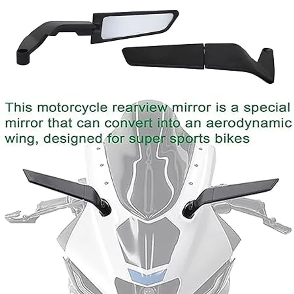 Grandbiker®_New_Bike_Mirror_Adjustable_Rotating_Rear_View_Stealth_Fin_Wings_Side_Mirrors_for_Benelli_DUKE-250-390_MT-15_Apache_200_4v_All_Street_Necked_Bikes_Accessory_(4)