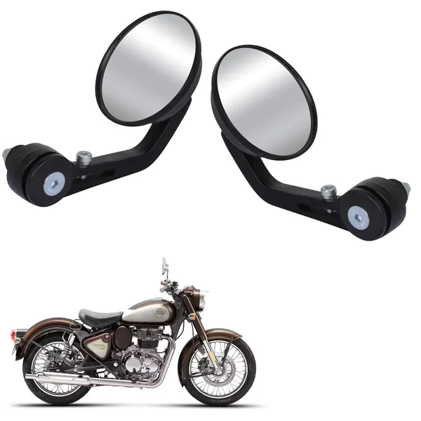 Grandbiker_Handle_Grip_End_rear_Mirror_for_Classic_350_(Round_shape)