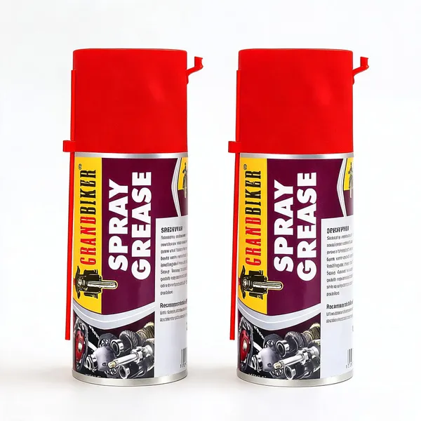 Grandbiker_Liquid_Grease_Spray_I_High_Viscous_I_Lubricates_I_Frees_Sticky_Mechanism_I_Reduces_Squeaky_Noise_I_Long_Lasting_Protection_from_Rust_and_Corrosion_150ML_(White)_-_Pack_of_2