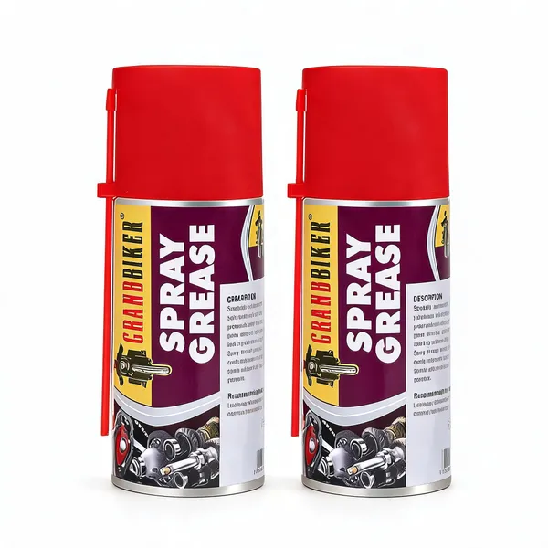 Grandbiker_Liquid_Grease_Spray_I_High_Viscous_I_Lubricates_I_Frees_Sticky_Mechanism_I_Reduces_Squeaky_Noise_I_Long_Lasting_Protection_from_Rust_and_Corrosion_150ML_(White)_-_Pack_of_2