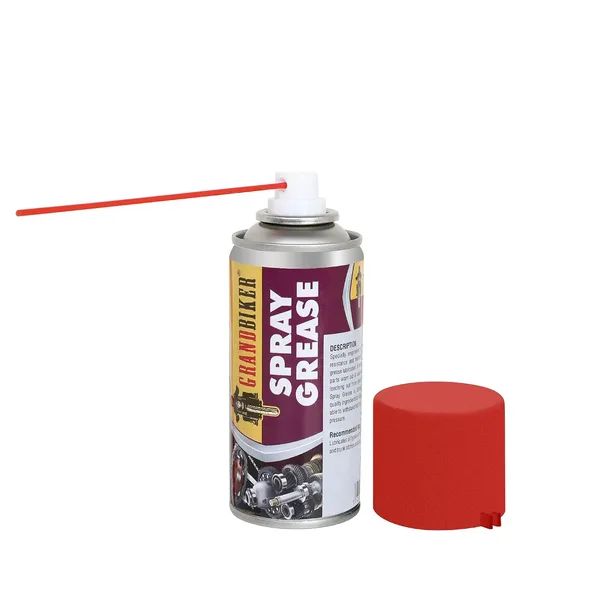 Grandbiker®_Liquid_Grease_Spray_I_High_Viscous_I_Lubricates_I_Frees_Sticky_Mechanism_I_Reduces_Squeaky_Noise_I_Long_Lasting_Protection_from_Rust_and_Corrosion_150ML_(White)