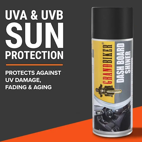 Grandbiker®Dashboard_&_Interior_Polish_Protectant_with_applicator_pad_for_Cars_&_Bikes,_Restores_Original_Look,_Long_Lasting,_Non_Greasy_500ML_(1)