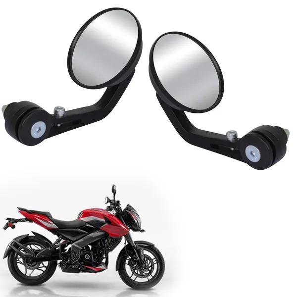 Grandbiker_Handle_Grip_End_rear_Mirror_for_Ns_200_Pulsar_(Round_shape)
