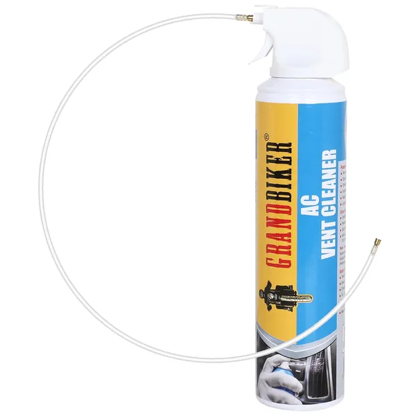 Grandbiker®_Car_AC_Vent_&_Duct_Cleaner_Odour_Neutralizer_Spray_Form_with_Long_No-sal_Pipe_for_Effective_Cleaning_450_ML_(White)