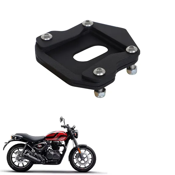Grandbiker_Side_Stand_Extender_Protector_for_Hunter_350_(2)