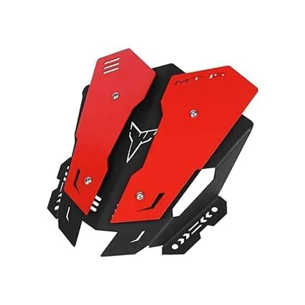 Grandbiker®_Metal_Visor_Windscreen_Wind_Deflector_Short_Visor_for_MT15_(2)