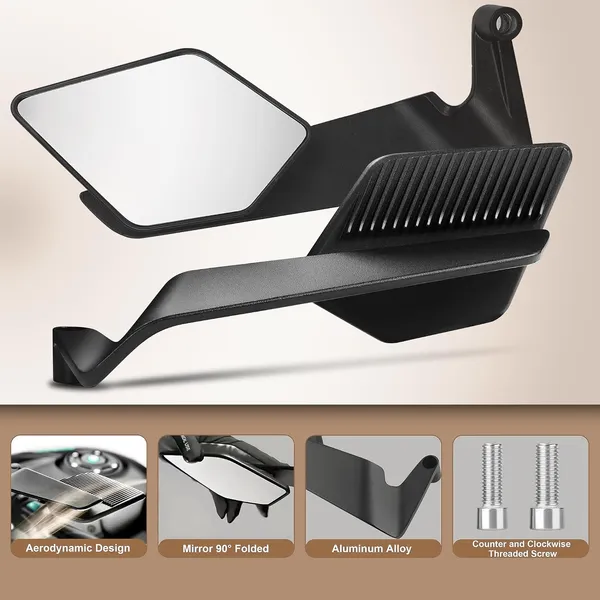 Grandbiker®_180°Rotating_Rear_View_Stealth_Mirror_York_Fitting_for_All_Bikes_|_Matte_Black_Aluminum_Body_with_Sporty_Wing_Design_|_Bike_Fairing_Kit_(1)