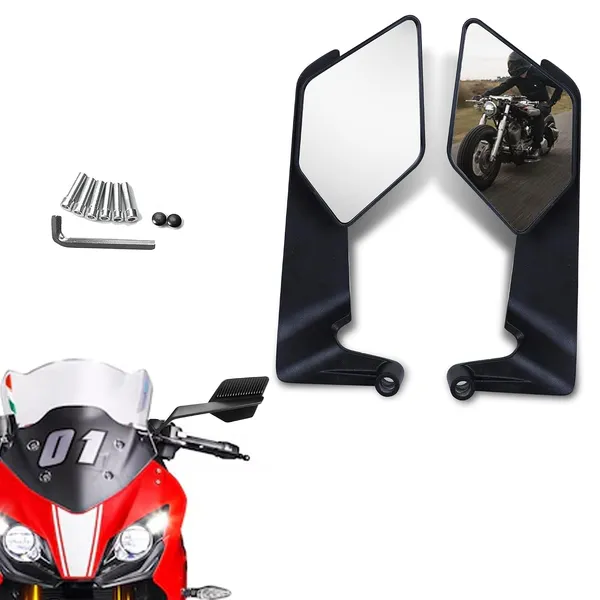 Grandbiker®_Universal_Motorcycle_Rearview_Mirrors,_180°_Foldable_&_Rotatable_Side_Mirrors_with_Stealth_Wind_Wing_Design_|_Fits_10mm_&_8mm_Mounts_|_Compatible_with_Most_Bikes_&_Scooters_(1)