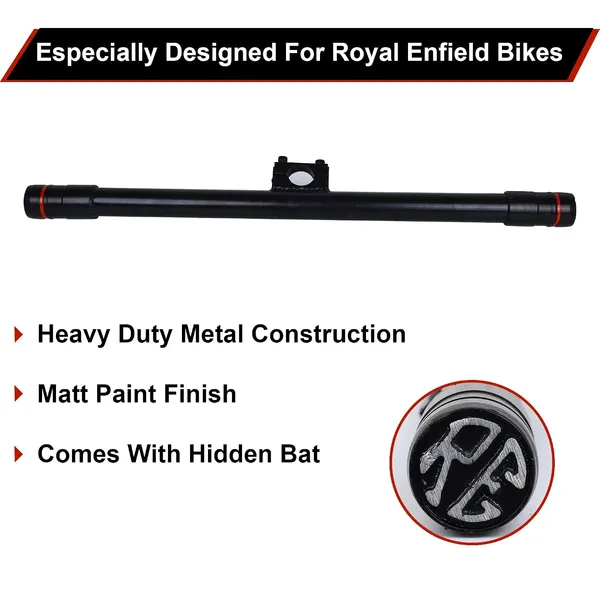 Grandbiker®_Leg_Guard_Single_Rod_with_Heavy_Open_Baseball_Bat_for_Only_Classic_350_(Black)_(1)