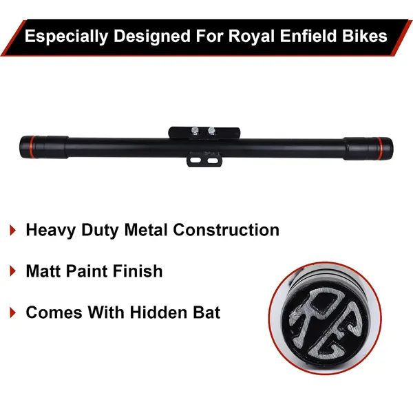 Grandbiker®_Baseball_Leg_Guard_Dual_Rod_for_Reborn_Classic_Hunter_Meteor_350_Bike_and_Engine_Guard_(2)