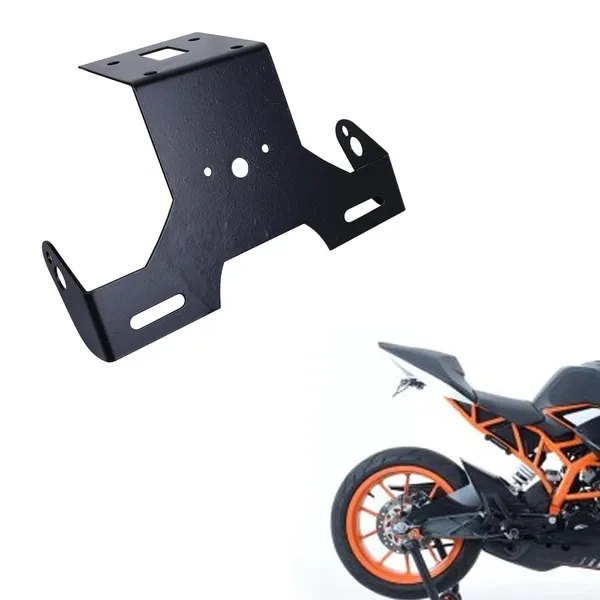 Grandbiker®_Tail_Tidy_Premium_Fender_Eliminator_For_RC/Duke_125_|_200_[BS6]_|_250_|_390_Bike_Number_Plate_(Black_01)