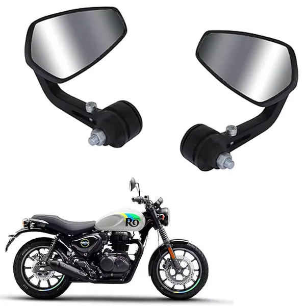 Grandbiker_Handle_Grip_End_Rear_Mirror_for_Hunter_350_(Star_shape)