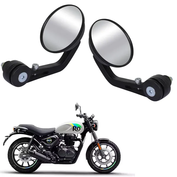 Grandbiker_Handle_Grip_End_Rear_Mirror_for_Hunter_350_(Round_shape)