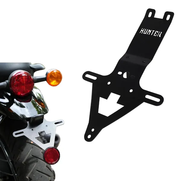 Grandbiker®_Tail_Tidy_Premium_Fender_Eliminator_For_RE_Hunter_350_Bike_Number_Plate_(01)