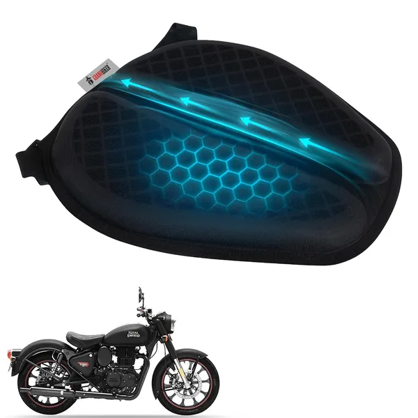 Grandbiker®_Gel_Air_Seat_Cushion_|_3D_Honeycomb_Gel_Structure_Cover_for_Long_Rides_|_Detachable_Cover_|_Lumbar_Support_|_Breathable_|_Durable_Design_for_Reborn_350_(1)