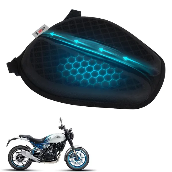 Grandbiker®_Gel_Air_Seat_Cushion_|_3D_Honeycomb_Gel_Structure_Cover_for_Long_Rides_|_Detachable_Cover_|_Lumbar_Support_|_Breathable_|_Durable_Design_for_Guerrilla_450_(1)