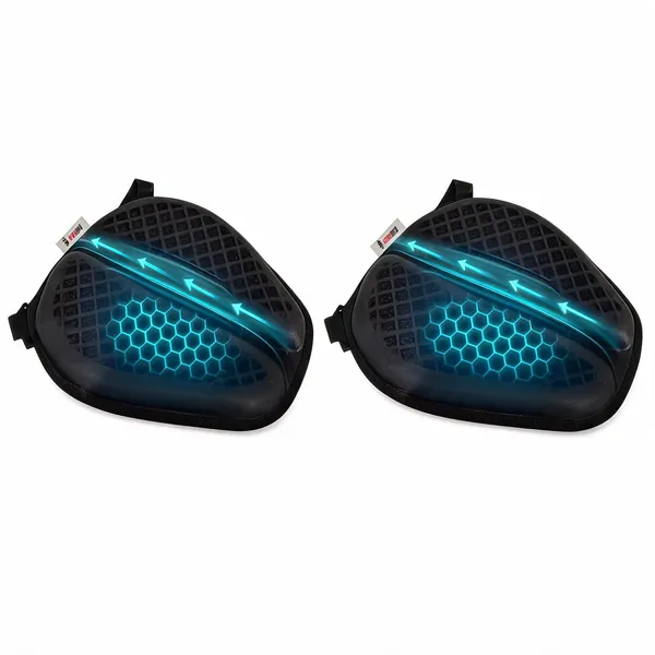 Grandbiker_Gel_Air_Seat_Cushion_|_3D_Honeycomb_Gel_Structure_Cover_for_Long_Rides_|_Detachable_Cover_|_Lumbar_Support_|_Breathable_|_Durable_Design_for_Continental_GT_(01)_-_Pack_of_2