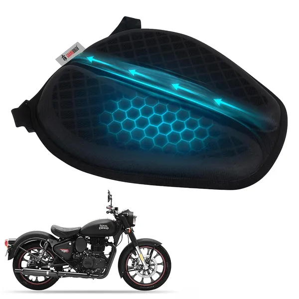Grandbiker®_Gel_Air_Seat_Cushion_|_3D_Honeycomb_Gel_Structure_Cover_for_Long_Rides_|_Detachable_Cover_|_Lumbar_Support_|_Breathable_|_Durable_Design_for_Classic_(1)