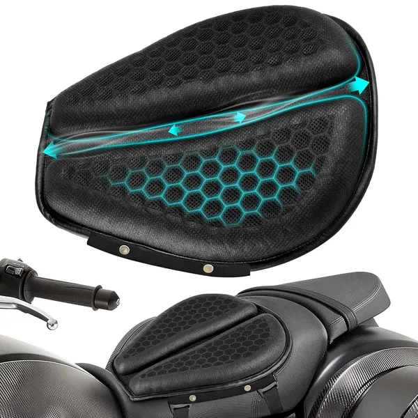 Grandbiker®_Gel_Air_Seat_Cushion_|_3D_Honeycomb_Gel_Structure_Cover_for_Long_Rides_|_Detachable_Cover_|_Lumbar_Support_|_Breathable_|_Durable_Design_for_Classic_(01)