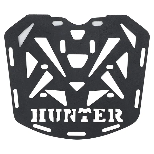Grandbiker®_Black_Trail_Expedition_Top_Carrier/Luggage_Rack_Suitable_for_Hunter_350