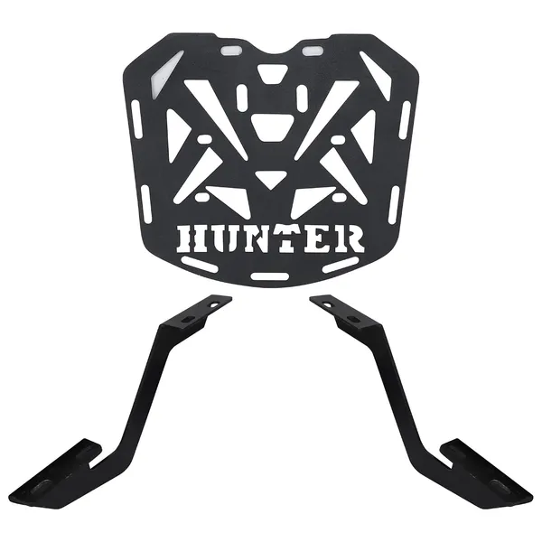 Grandbiker®_Black_Trail_Expedition_Top_Carrier/Luggage_Rack_Suitable_for_Hunter_350