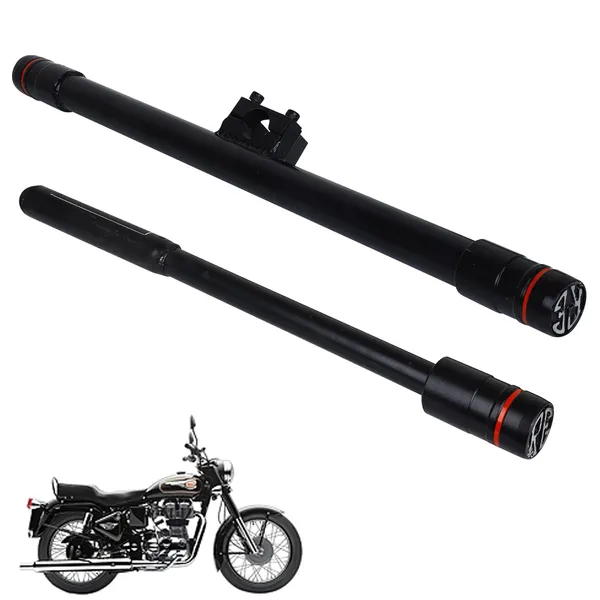 Grandbiker®_Leg_Guard_Single_Rod_with_Heavy_Open_Baseball_Bat_for_Standard_350_BS3_(Black)