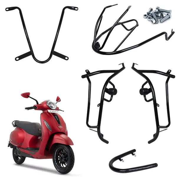 Grandbiker_Scooty_Rear&Front_Crash_Guard_with_Frame_Slider_Leg_Guard/Leg_Guard_Compatible_with_Chetak_3501,_3502,_3503_EV_Scooter_(Set_of_1)