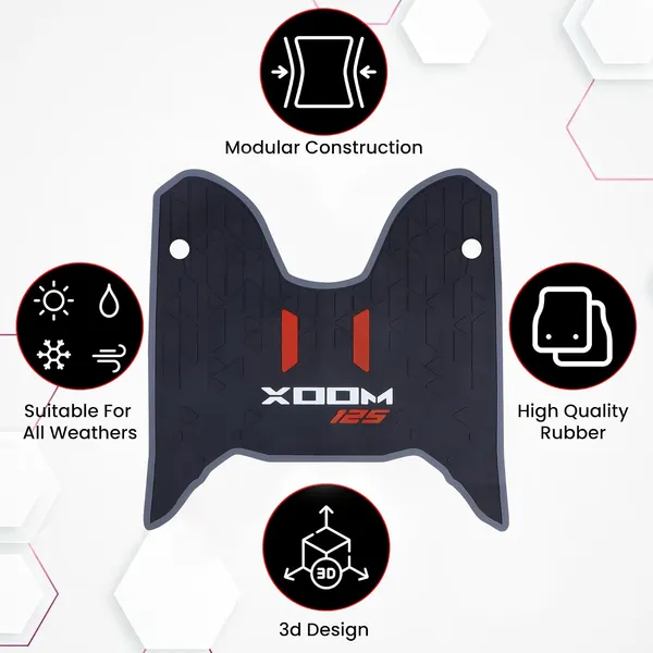 Grandbiker_Anti_Skid_Scooter_Rubber_Foot_Mat/Floor_Mat_for_Xoom_125