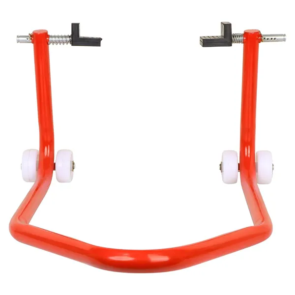 Grandbiker_Rear_Paddock_Stand_with_Swing_Arm_Rest_(Red)
