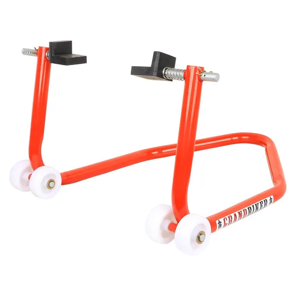 Grandbiker_Rear_Paddock_Stand_with_Swing_Arm_Rest_(Red)