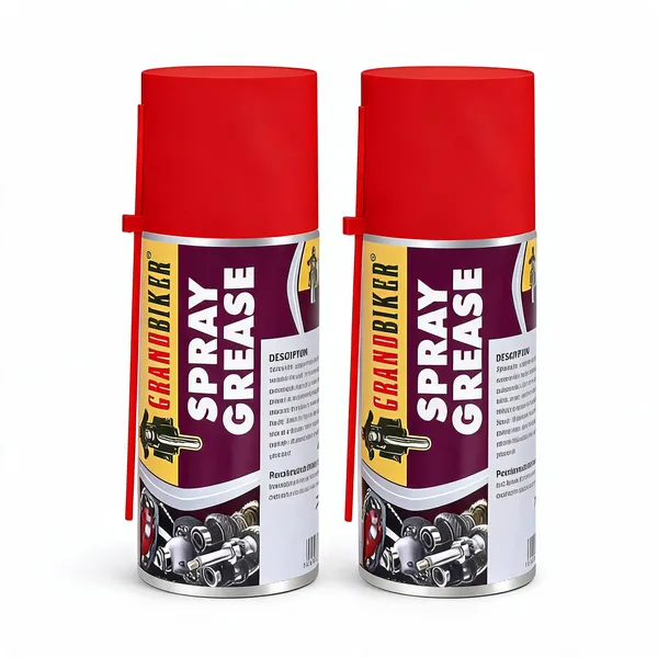 Grandbiker_Liquid_Grease_Spray_I_High_Viscous_I_Lubricates_I_Frees_Sticky_Mechanism_I_Reduces_Squeaky_Noise_I_Long_Lasting_Protection_from_Rust_and_Corrosion_150ML_(Black)_-_Pack_of_2