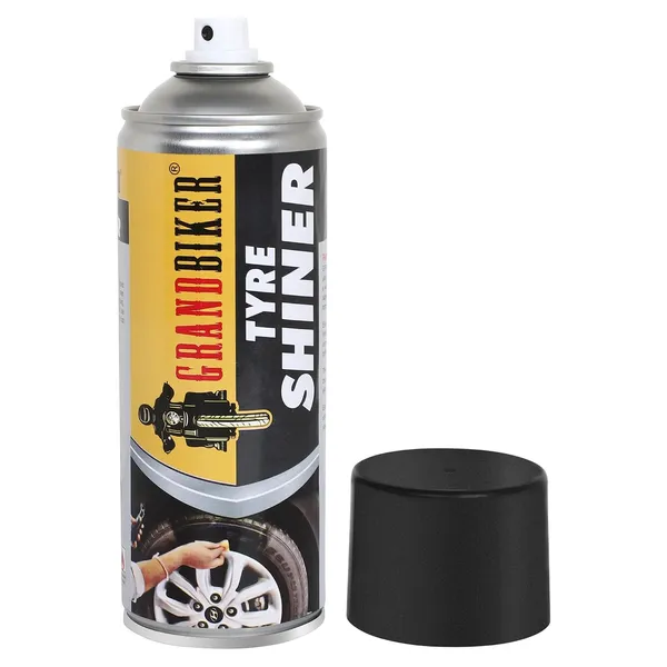Grandbiker®_Tyre_shiner_Polish_for_Cars_&_Bikes,Long_Lasting_Results,_for_Rubber,_Plastic_Parts,_Prevents_Premature_Ageing,_Dullness,_Non_Greasy:_500ML_(Blue)