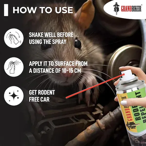 Grandbiker®_Rat_Repellent_Spray_for_Cars_Long-Lasting_|_Easy_Spray_Nozzle,_Leak-Free_(130ML)